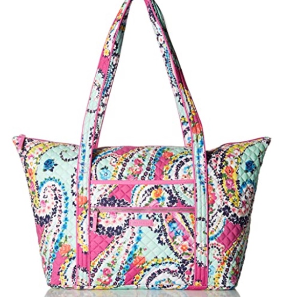 🌿 NWT VERA BRADLEY OVERSIZED QUILTED OVERNIGHT DUFFLE HOBO BAG TRAVEL BAG OS